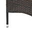 Clementine Outdoor Multibrown PE Wicker Dining Chairs (Set of 2) - Korvel