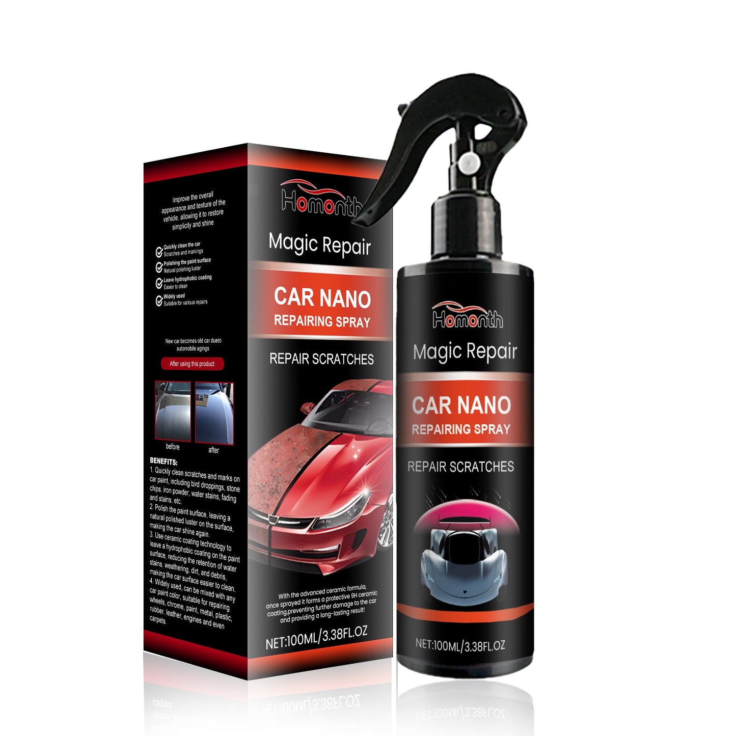 Automotive Coating Agent, Varnish Waxing Antifouling Brightening Automotive Paint Coating Crystal Plating Agent For The Whole Vehicle - Korvel