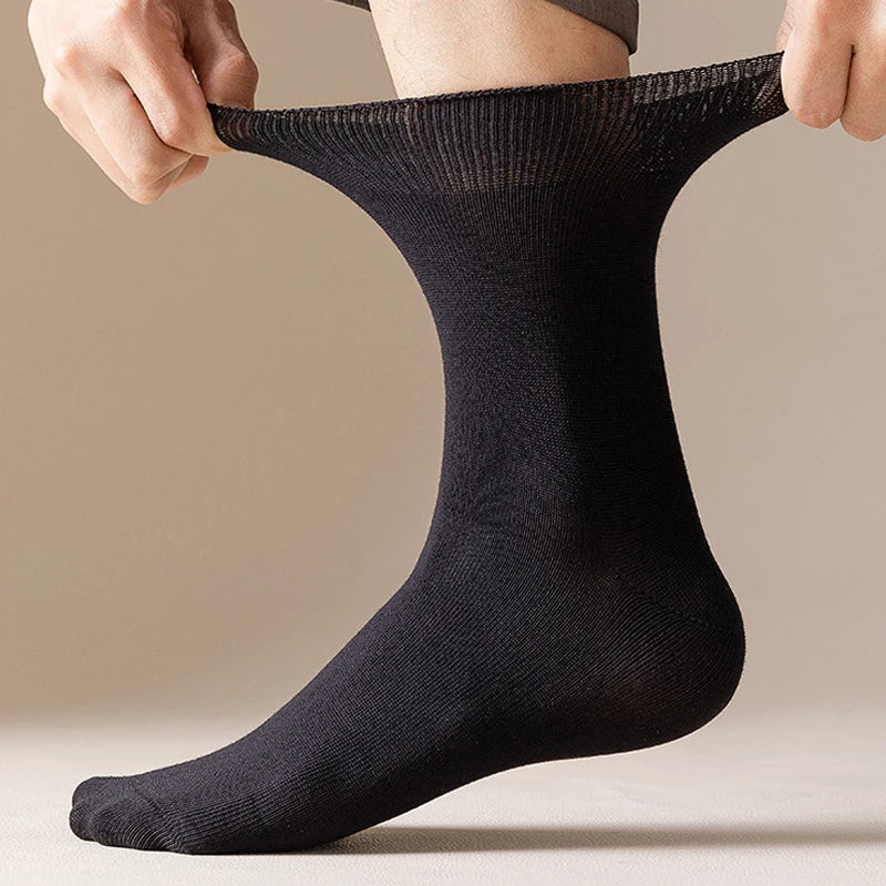 Pure cotton socks with loose cuffs for men and women - Korvel