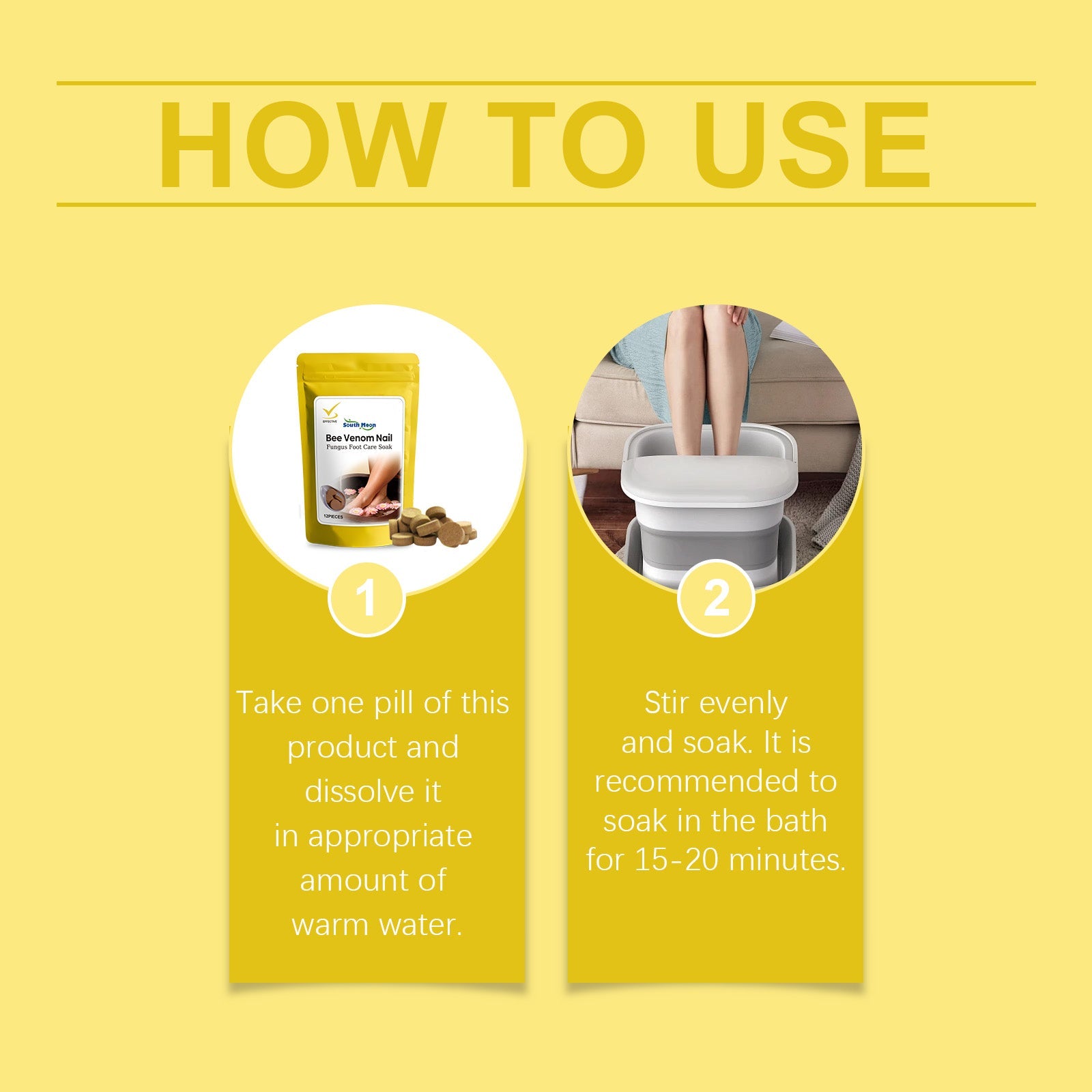 Nail Care Foot Soak, Gentle Cleaning Of Hands, Feet And Nails Moisturizing Soft Moisturizing Nail Face Foot Care - Korvel