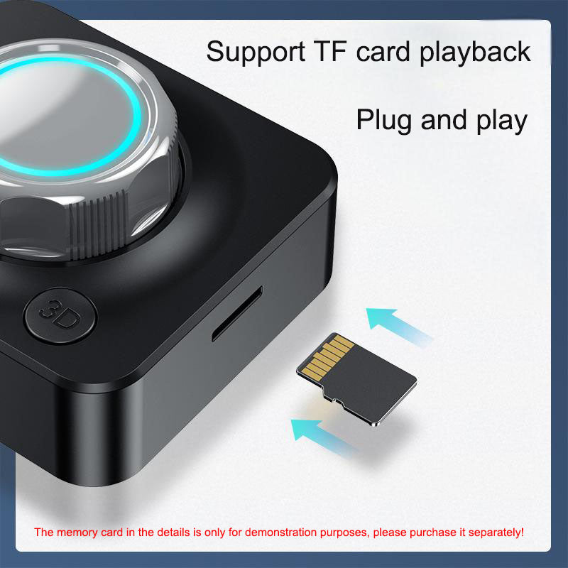 Bluetooth adapter audio receiver Bluetooth 5.0 audio receiver TF card MP3 player - Korvel