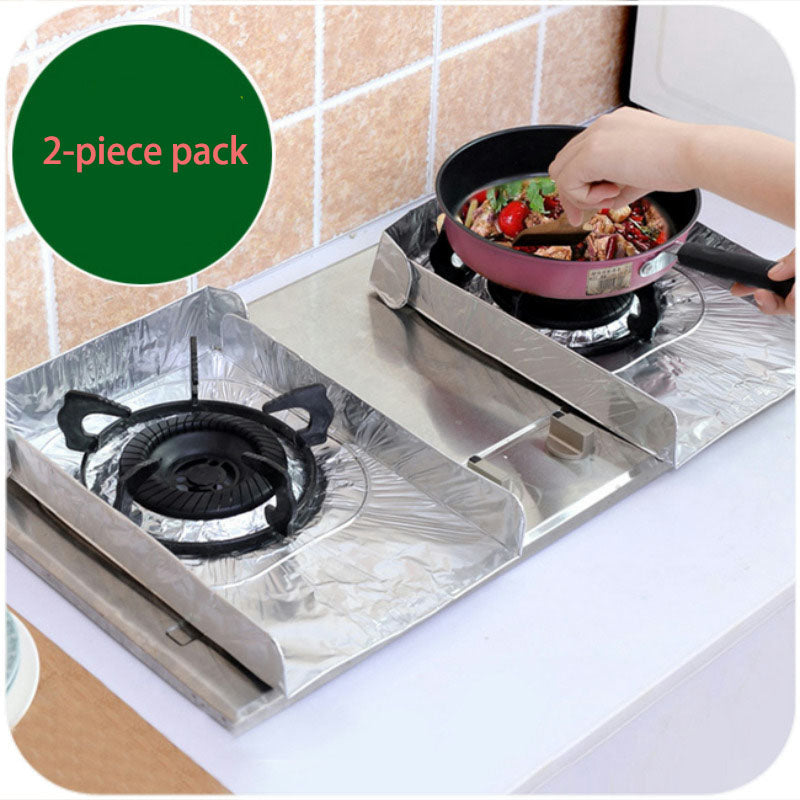 Tapis d'isolation en aluminium pour cuisinière à gaz - 2 pièces