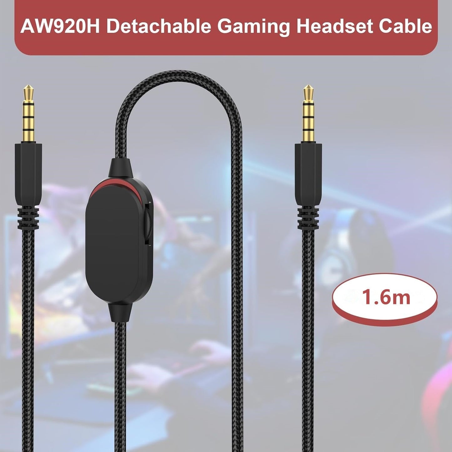 Suitable for Alien AW310H AW510H 920 headphone cable 3.5mm audio cable - Korvel