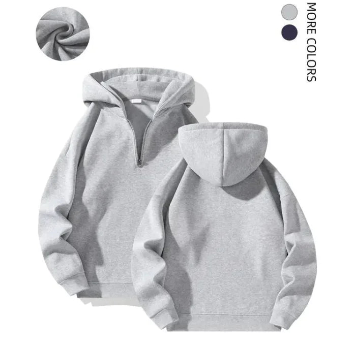 Sudadera con cremallera para hombre - Suéter deportivo elegante y cómodo