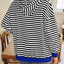 Sudadera con capucha a rayas suelta y casual