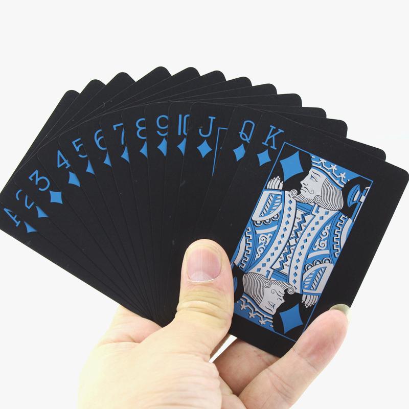 Cartes à jouer en PVC imperméable de qualité supérieure