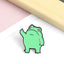 Funny Frog Enamel Pin Custom Cool Animal Brooches Bag Lapel Pin Cartoon Froggy Badge Jewelry Gift for Friends - Korvel
