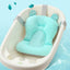 Baby Bath Seat Support Mat Foldable Baby Bath Tub Pad & Chair Newborn Bathtub Pillow Infant Anti-Slip Soft Comfort Body Cushion - Korvel