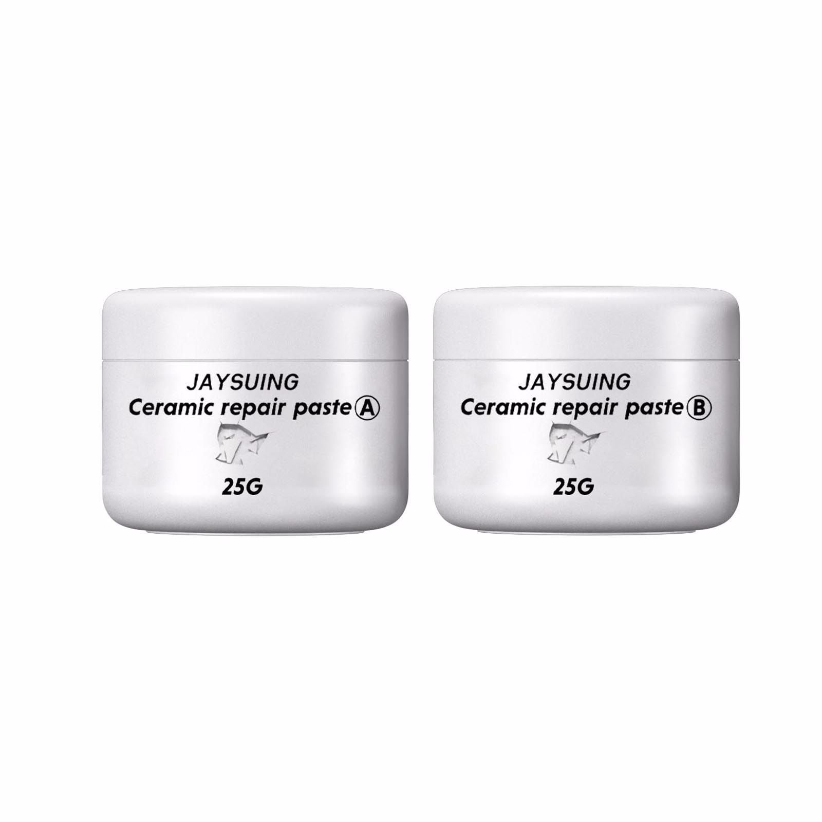 Jaysuing Tile repair agent ceramic paste tile glue adhesive toilet marble pit glaze repair agent - Korvel