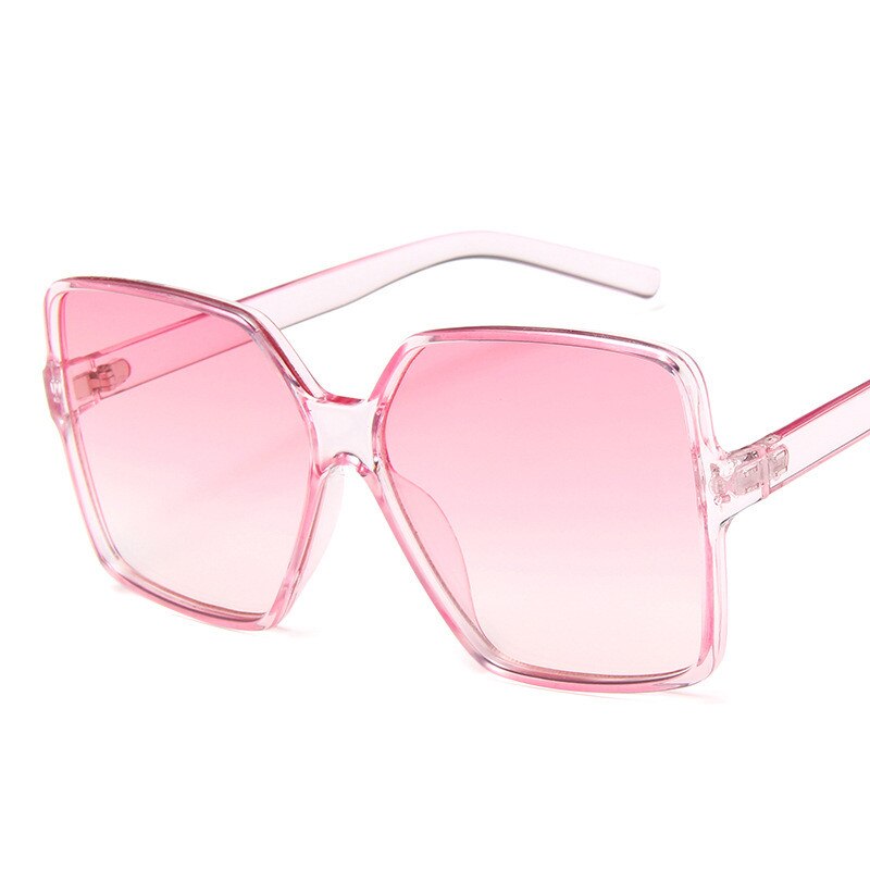 Higody Fashion Women Oversize Sunglasses Gradient Plastic Brand Designer Female Sun Glasses UV400 lentes - Korvel