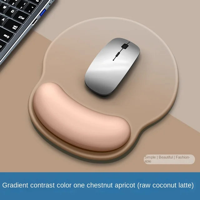 Gradient Mouse Pad Wrist Guard with Logo Female Wrist Guard Mouse Pad Wrist Support Computer Silicone Mouse Pad Wholesale - Korvel