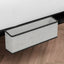 Floating Bed Frame King Size with LED Lights ＆ charging station, Metal Platform Queen Bed, 79.9'' L x 76.2'' W x 7.9'' H. - Korvel