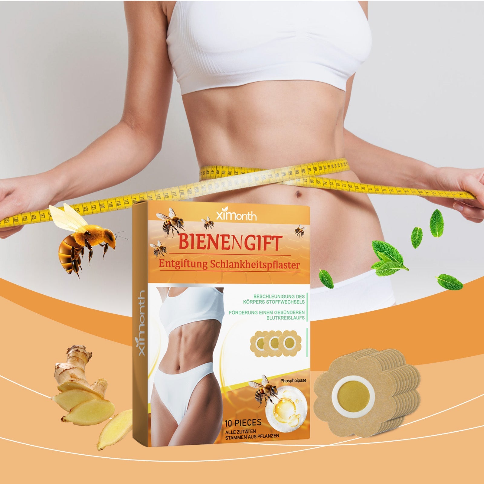 Bee Venom Beauty Considerate Body Shaping Body For Lazy Body Firming Body Skin Thighs Bye Meat - Korvel