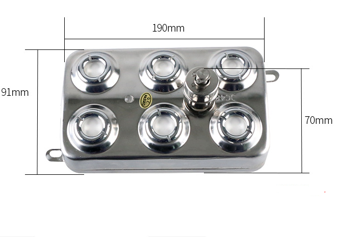 Rockery pond water landscape fogging machine high-frequency oscillation fogging board smoke machine ten head industrial ultrason - Korvel