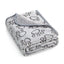 Pet Blanket Warm Cut Flower Footprint Cover Blanket Cat Dog Mat Fleece Embossed Pet Blanket - Korvel