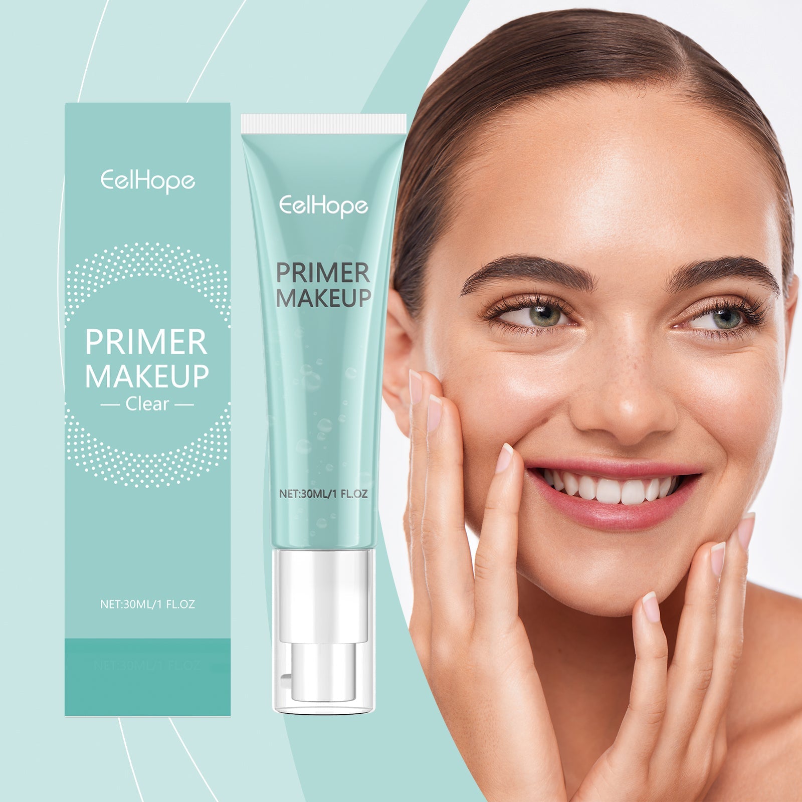 Primer Moisturizes Tender Skin And Lightens Fine Lines Refreshing Non-Sticky Facial Primer - Korvel