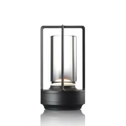 Gold black silver cross shaped desk lamp button touch US charging decorative desk lamp - Korvel