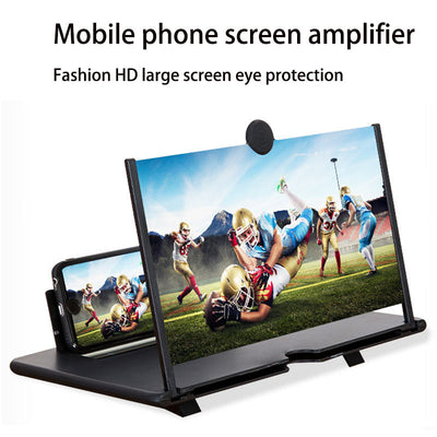 14-Inch Cell Phone Screen Amplifier Pull-Out Creative Stretching 3D Cell Phone Magnifying Glass Holder Amplifier - Korvel