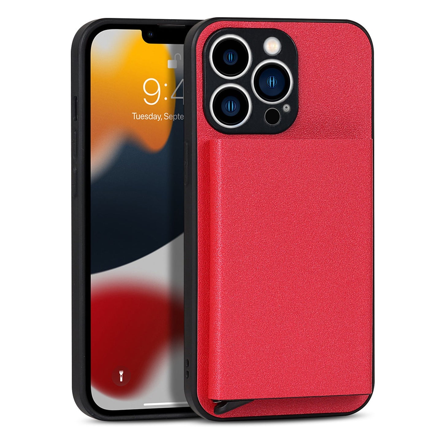 Premium Aluminum Alloy Wallet Case for iPhone 14 Pro Max