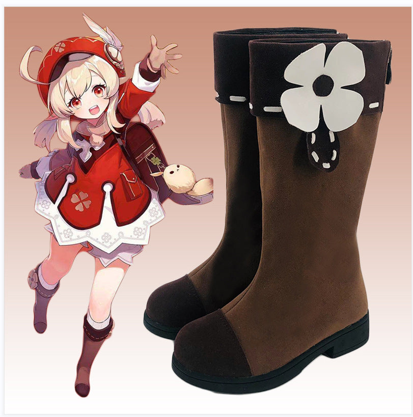 Zapatos de Cosplay Keli de Genshin Impact para Juegos de Rol