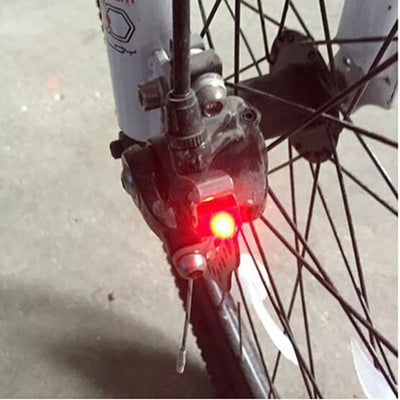 Waterproof Cycling Brake Bike Light Mount Tail Rear Bicycle Light LED High Brightness Red LED lamp Cycling Accessories - Korvel