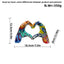 Internet celebrity graffiti, love gesture ornaments, home living rooms, offices, desktop exhibition halls, resin handicrafts, decorative products - Korvel