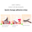 10 Packs of Self-Adhesive Eyelash Strips - Waterproof & Transparent