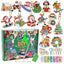 Christmas Diamond Painting Keychain 5D DIY Hanging Diamond Art Kits Diamond Ornaments for Kids Christmas Crafts Family Decor - Korvel