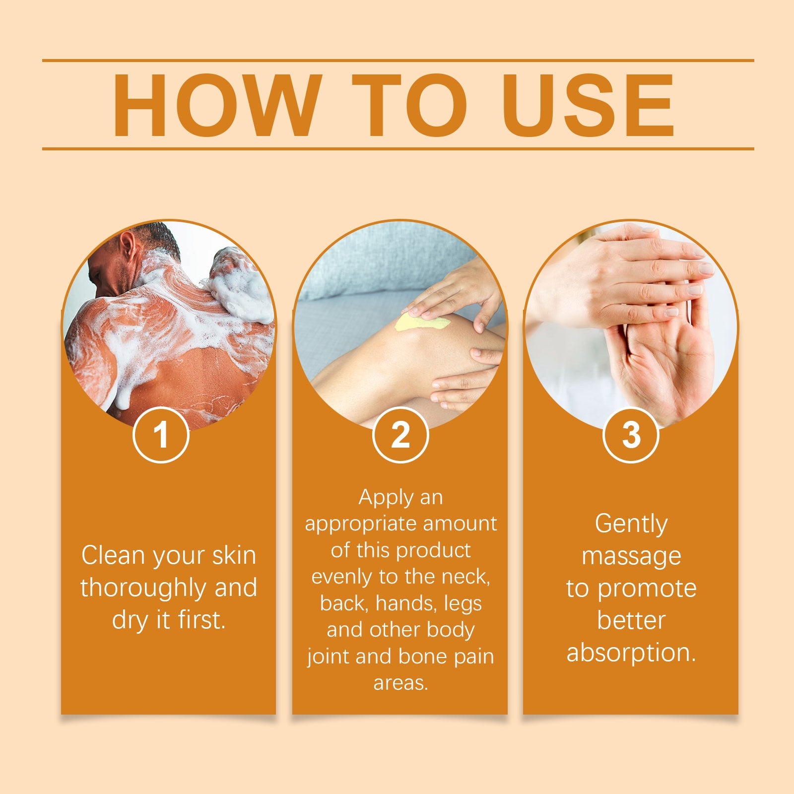 Joint Relief Cream Soothes Daily Joints And Muscles To Boost Vitality Gently Apply Body Care Cream - Korvel
