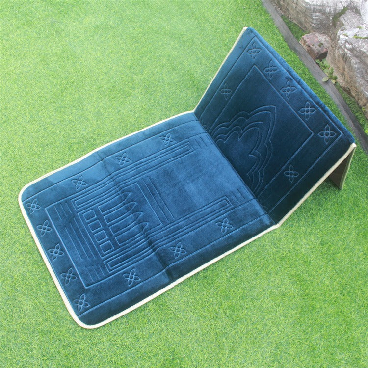 Couverture Qibla en Flanelle Portable pour le Culte