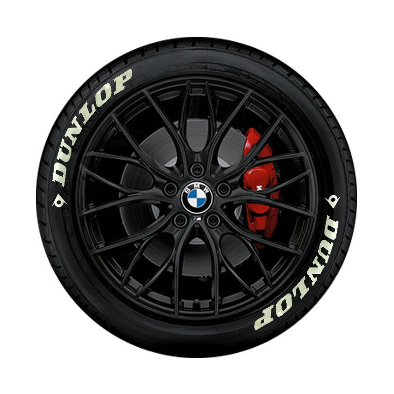 【 Font Set 】 Car Tire Stickers Tire Letter Stickers English Letter 3D Stereoscopic Stickers - Korvel