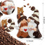 Ornement en résine double nain café de Noël