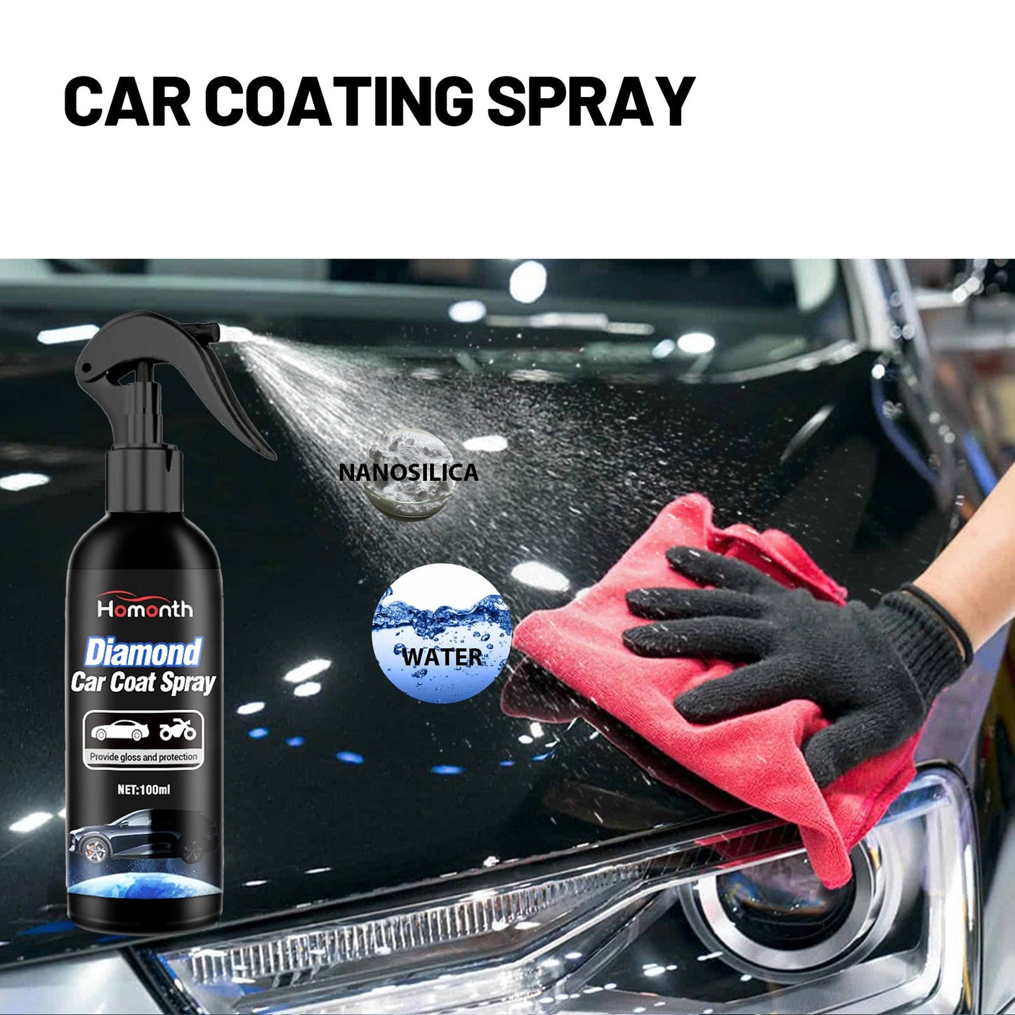 Diamond Car Coat Spray - Premium Paint Protection & Shine