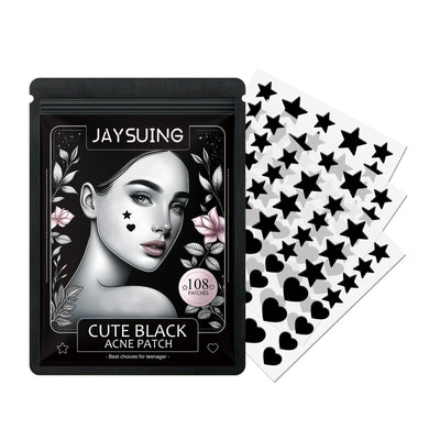 JAYSUING Cute Black Acne Patch for Skin Care