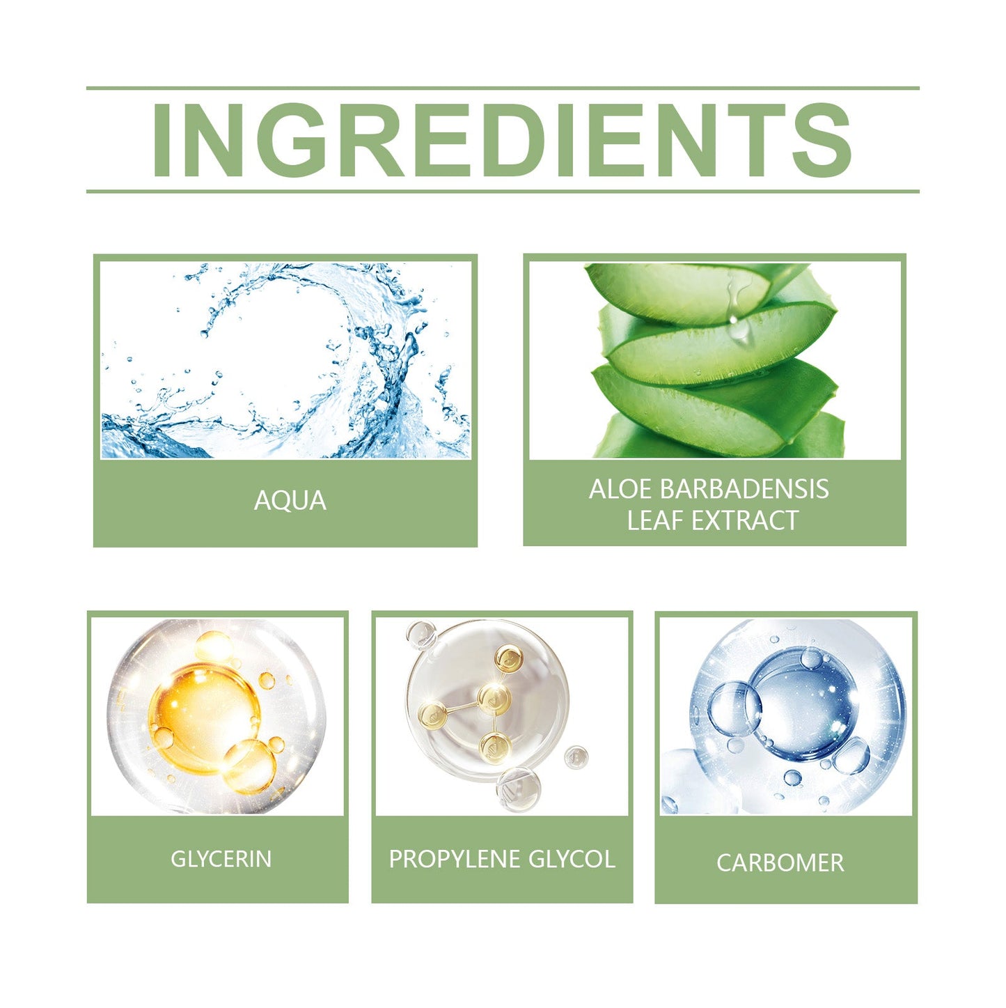 Aloe Vera Skin Care Gel, Moisturizing Facial Moisturizing Acne Skin Moisturizing After Sun Soothing Aloe Gel Cream - Korvel