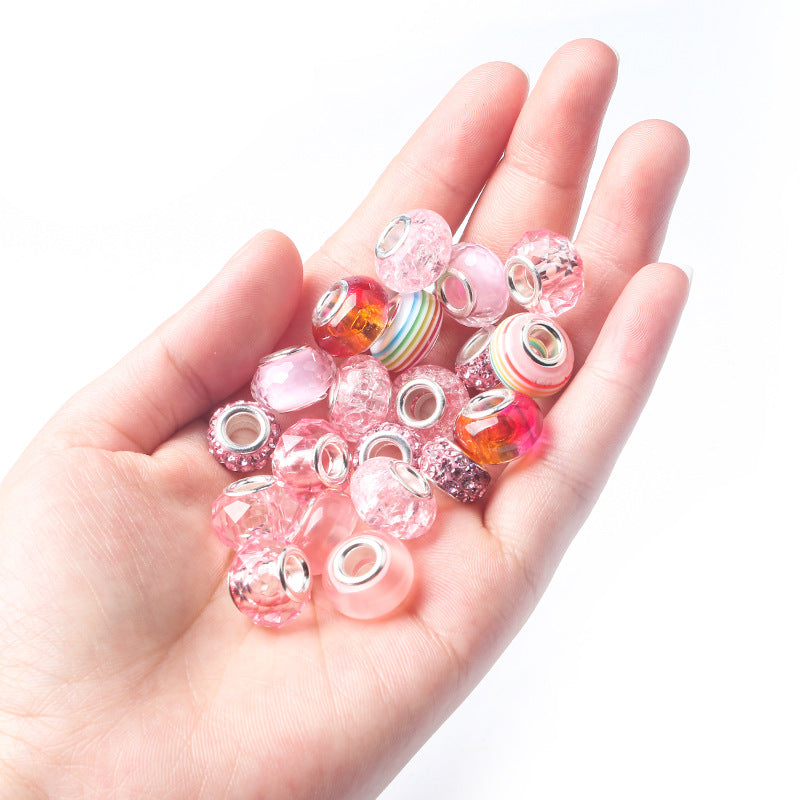 Cartoon Pink Set DIY Handmade Jewelry Children's Bracelet Women's Exquisite Gift Box Gift Bracelet - Korvel