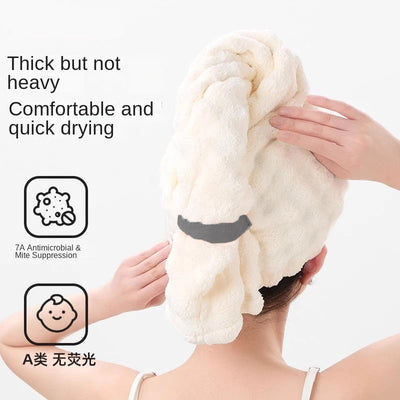 French Style Extra Large Dry Hair Cap for Quick Drying