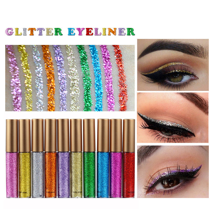 HANDAIYAN Glitter Glitter Eyeliner Sequin Glitter Pop Eyeshadow - Korvel