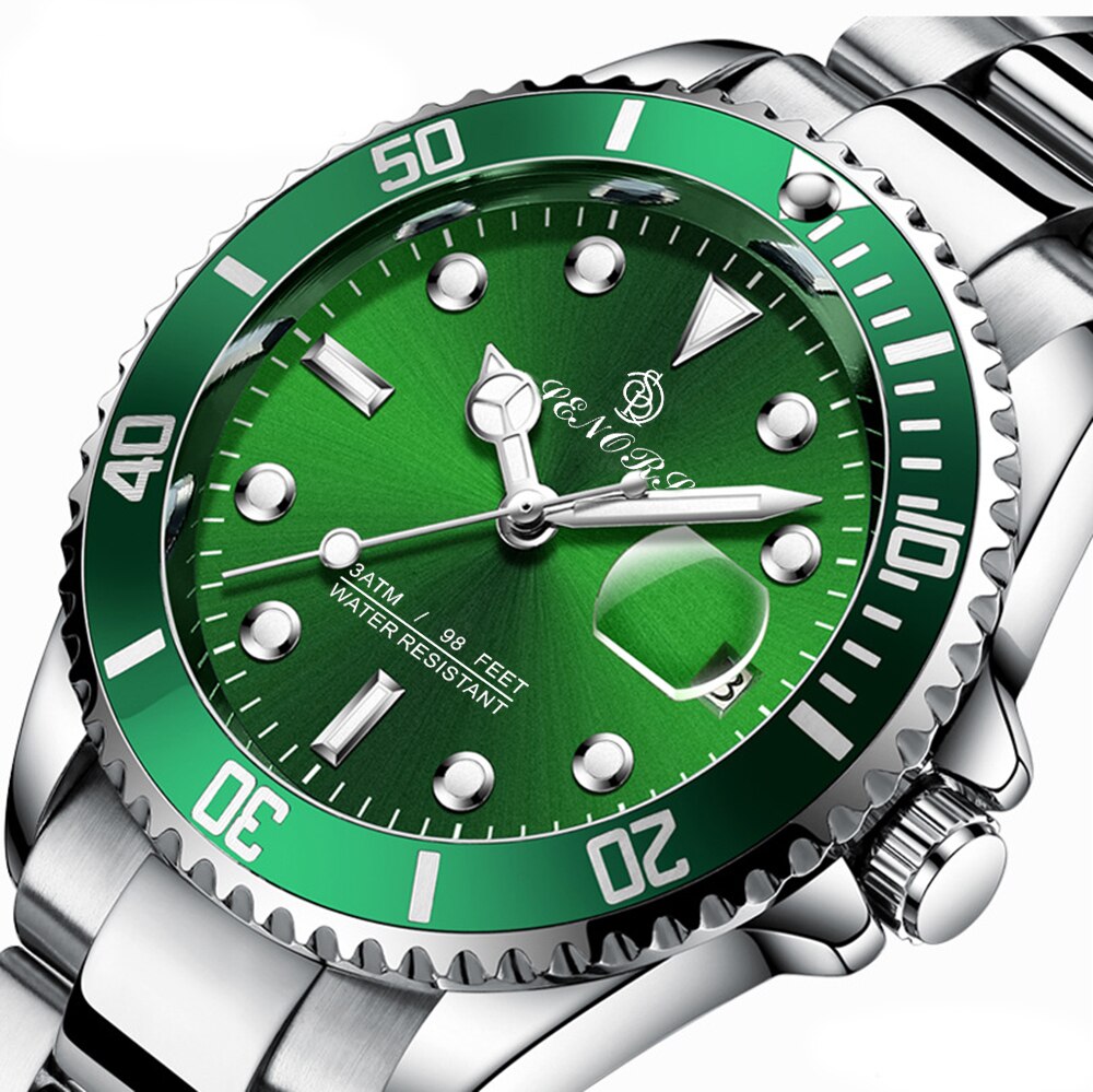 Brand Luxury Men Watches Automatic Black Watch Men Stainless Steel Waterproof Business Sport Mechanical Wristwatch Sub Mariner - Korvel