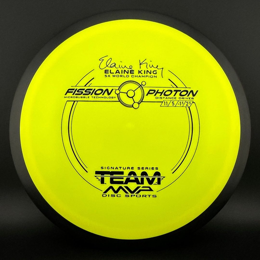 Fission Photon - Disco de Golf Firmado por Elaine King