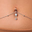 Sexy rhinestone puncture navel nail waist chain, sweet and cool summer body chain - Korvel