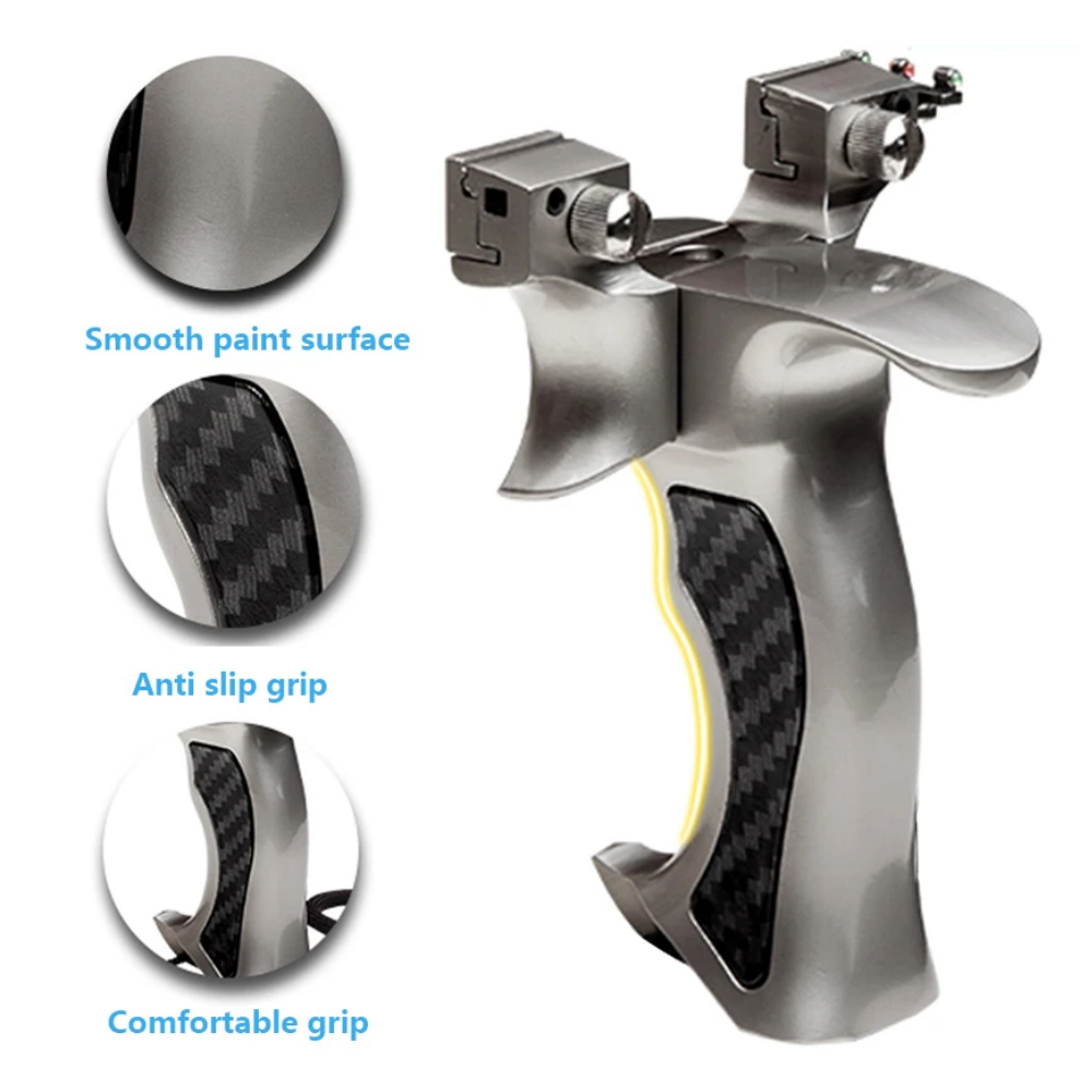Titanium Alloy Slingsshot Integrated Clip Extended Hand Guard Cover Outdoor Hunting And Shooting Competitive Slingshot - Korvel