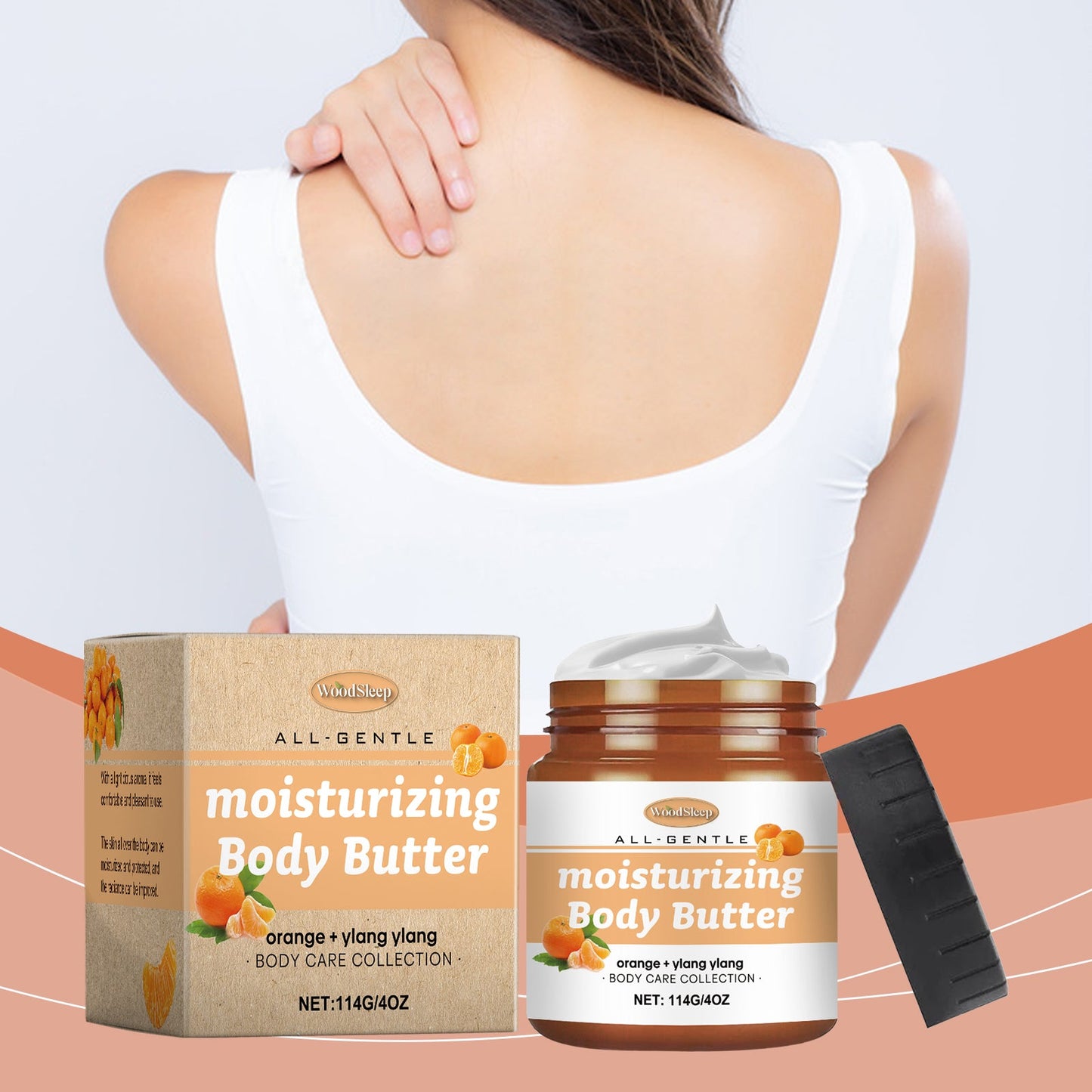 Citrus Body Butter Moisturizer Citrus Nourishes Butter Moisturizing, Refreshing And Gentle Skin Care - Korvel