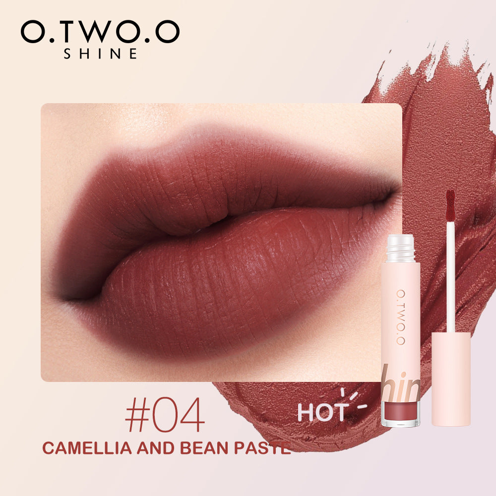 Soft Velvet Mist First Love Lip Slime Blush Eyeshadow Can Be Used For Three Velvet Non-Stick Cups Do Not Lose Color SE001 - Korvel