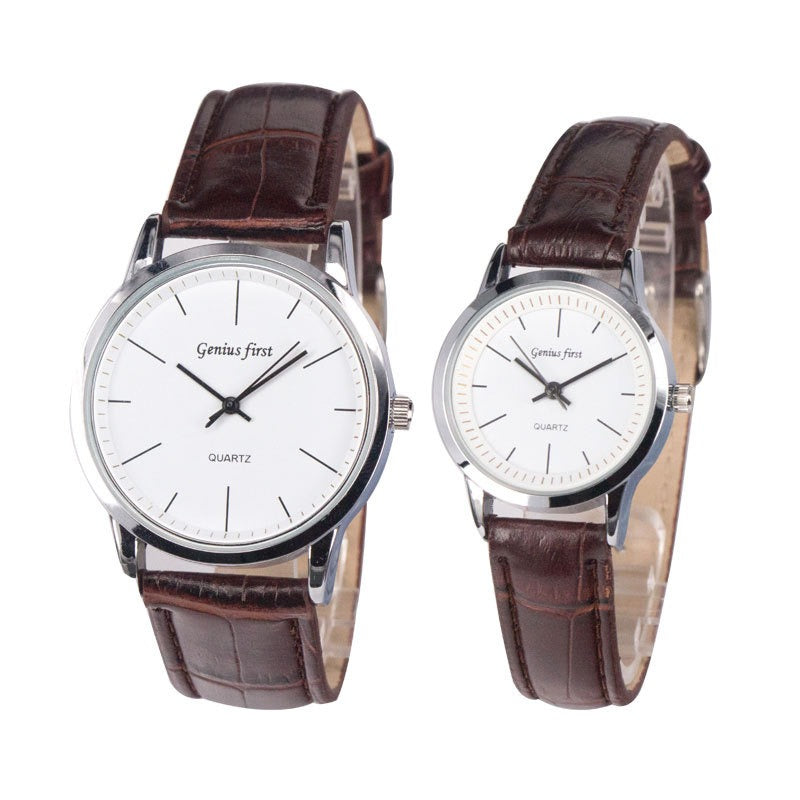 Couple Watch Fashion Belt Student Watch Business Men's Watch Quartz Watch Women Watches - Korvel