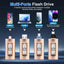 TriSync 128 Go Clé USB 4-en-1