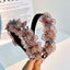 Diademas de Flores de Cristal Bordadas a Mano para Mujeres