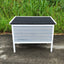 Outdoor Breathable Cat House for Outside Cats,Cat Shelter for Feral Cats with Escape Door,Porch Deck - Korvel