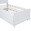 Cama Plataforma Elegante de Tamaño Twin con Almacenamiento y Cabecera LED