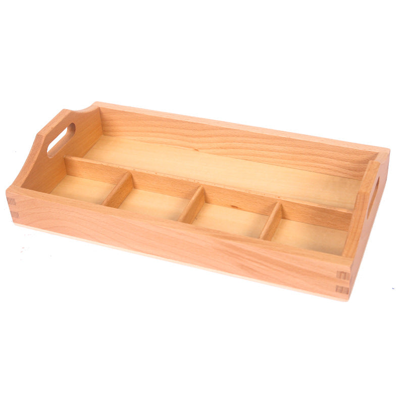 Montessori Daily Life Teaching Aids Children's Three-Grid Classification Plate Kindergarten Auxiliary Teaching Materials Classification Plate - Korvel